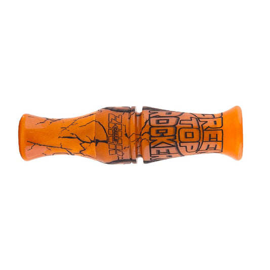 AVIAN Duck Calls AVIAN Zink Green Top Rocker Duck Mouth Call Orange Marbleade
