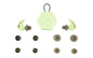 AXIL X20 EARPLUG SLATE GREEN