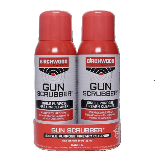 Birchwood Casey Gun Oils &amp; Gun Cleaning Solvents Birchwood Casey Birchwood Casey Gun Scrubber Firearm Cleaner- 10oz Aerosol 2-pack