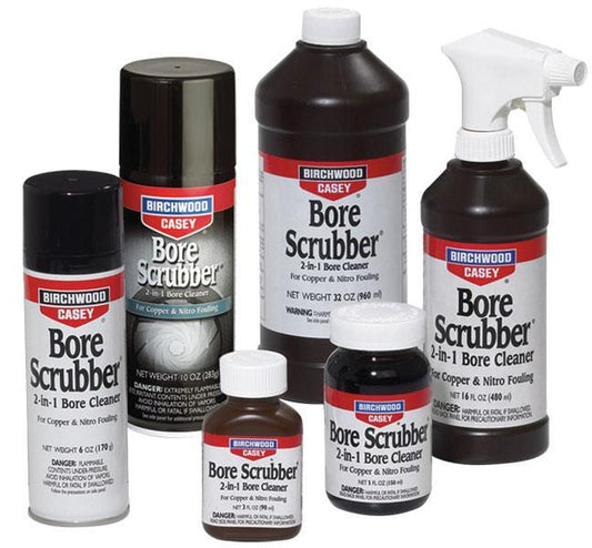 Birchwood Casey Gun Oils &amp; Gun Cleaning Solvents Birchwood Casey Birchwood Casey Bore Scrubber 2-in-1 Bore Cleaner - 10 oz