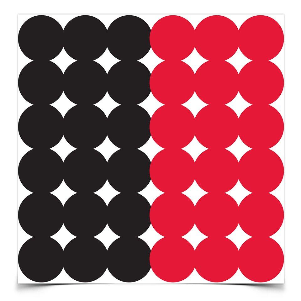 Birchwood Casey Paper Targets Birchwood Casey Birchwood Casey Dirty Bird Repair Pasters - 1" 432 qty Red/Black