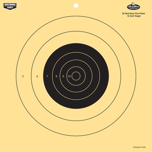 Birchwood Casey Paper Targets Birchwood Casey Birchwood Casey Dirty Bird 12" 25 Yard Pistol Reactive Target 12/ct