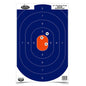 Birchwood Casey Paper Targets Birchwood Casey Birchwood Casey Dirty Bird SiLeft Handouette Paper Target 12"x18" Blue/Orange 50/ct
