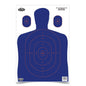Birchwood Casey Shooting|Paper Targets Birchwood Casey Birchwood Casey Dirty Bird BC-27 SiLeft Handouette Target - 16.5"x24" Blue/Orange 3 Pack