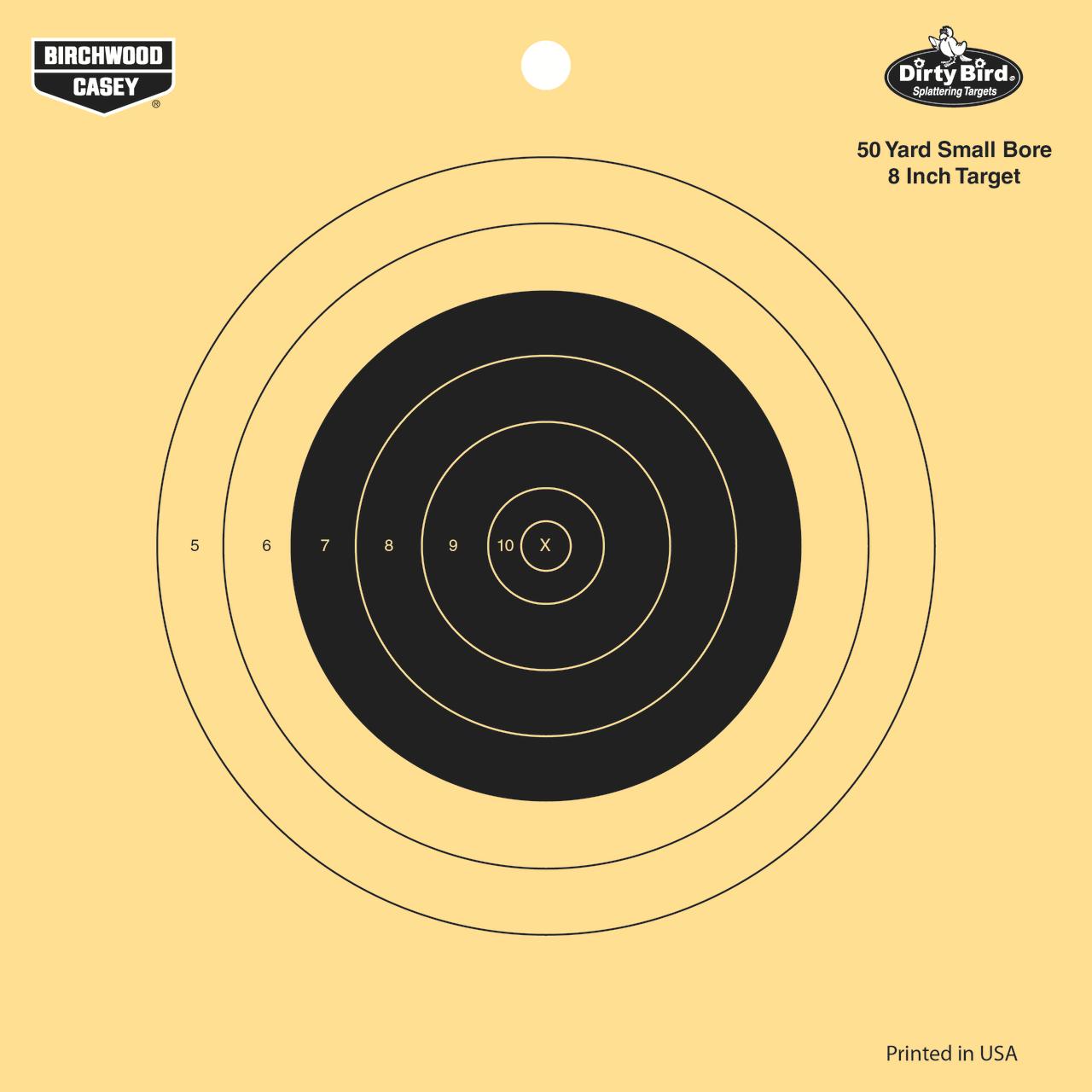 Birchwood Casey Paper Targets Birchwood Casey Birchwood Casey Dirty Bird 8" 50 Yard Small Bore Reactive Target 25/ct