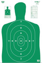 Birchwood Casey Paper Targets Birchwood Casey Birchwood Casey Eze-Scorer Targets BC27 Green Target 23"x35" 5/Pack