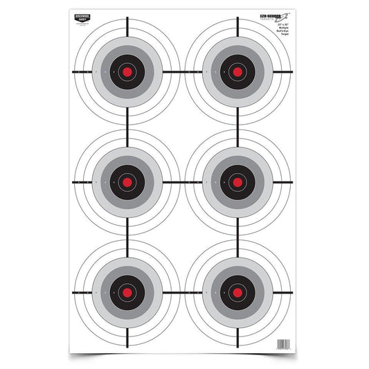 Birchwood Casey Paper Targets Birchwood Casey Birchwood Casey Eze-Scorer Multiple Bull's-Eye Paper Target - 23"x35" 5 Pack