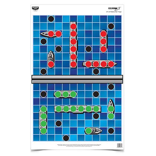 Birchwood Casey Paper Targets Birchwood Casey Birchwood EZE-Scorer 23" x 35" Battle at Sea - 5/ct Paper Folded