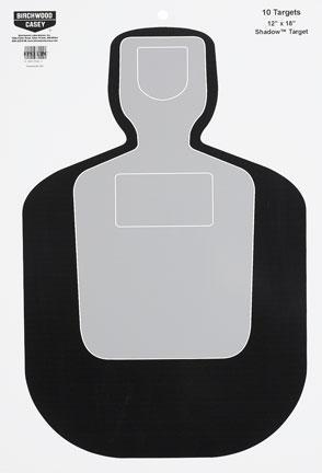 Birchwood Casey Paper Targets Birchwood Casey Birchwood Casey Eze-Scorer Targets BC19 Shadow Target 10/Pack