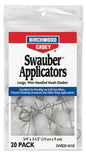 Birchwood Casey Shooting|Cleaning Brushes Mops and Swabs Birchwood Casey Birchwood Casey Swauber Applicators Poly-Bag 20/pk