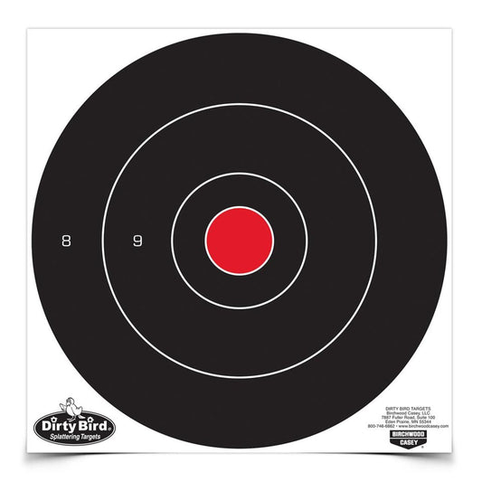 Birchwood Casey Paper Targets Birchwood Casey Birchwood Casey Dirty Bird 12" Bull's-Eye Target 100/ct