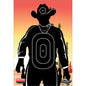 Birchwood Casey Paper Targets Birchwood Casey Birchwood Casey Dirty Bird "Gunslinger Skyline" Target 12"x18" 6/ct