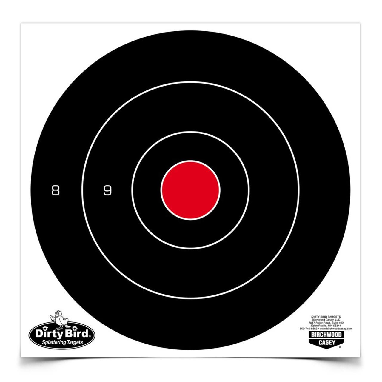 Birchwood Casey Paper Targets Birchwood Casey Birchwood Casey Dirty Bird 8" Bull's-Eye Target 200/ct