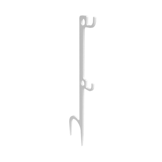 Birchwood Casey Target Stands &amp; Accessories Birchwood Casey Birchwood Casey Double Hook Steel Target Hanger Ground Stake - White
