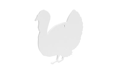 B/C AR500 3/8" SILHOUETTE TURKEY WHT