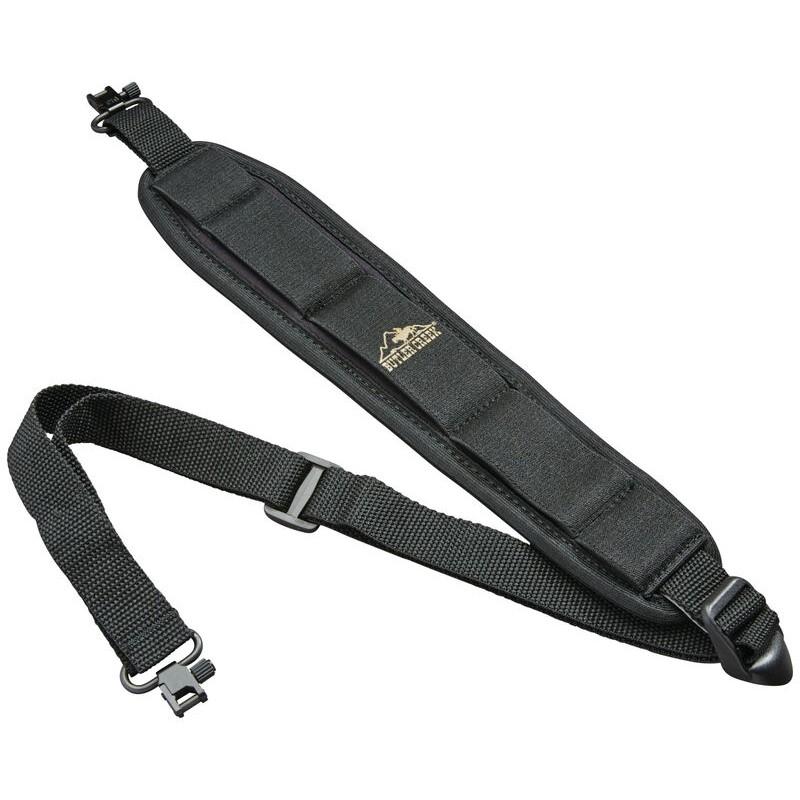 Butler Creek Slings Butler Creek Comfort Stretch Sling with Sewn in Swivels Black