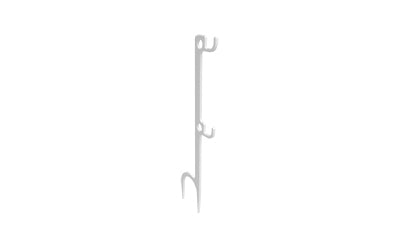 B/C STEEL TARGET HANGER WHITE 2PK