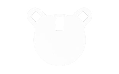 B/C 4" 3/8" STEEL TRGT ROUND PLATE