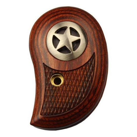 Bond Arms Grips Bond Arms Standard Handgun Grips Rosewood with Silver Star