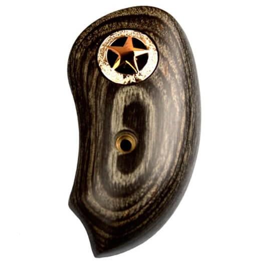 Bond Arms Grips Bond Arms Extended 2-Tone Star Grips Black Ash