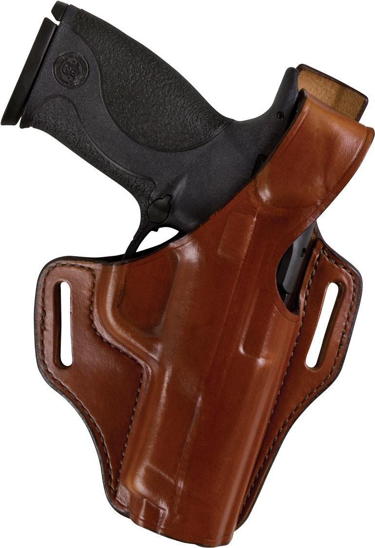Bianchi Gun Holsters Bianchi Bianchi Model 56 Serpent Thumb snap S&W M&P 9C 3.5" Right Hand Plain Tan