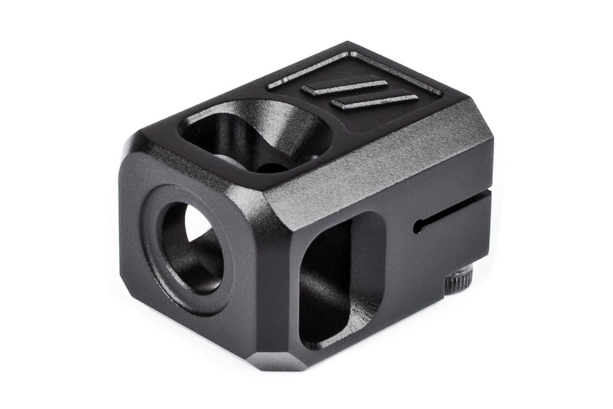 ZEV Technologies Muzzle Devices ZEV Technologies ZEV PRO COMPENSATOR V2 13.5X1 Left Hand THREADING 9MM BLACK