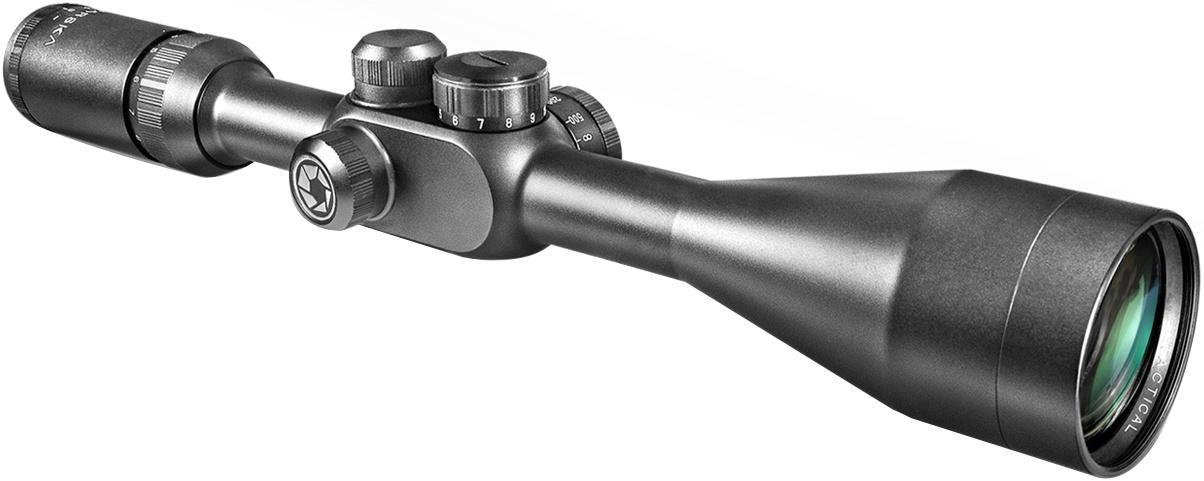 Barska Centerfire Scopes Barska Barska Tactical Series Rifle Scopes with 5/8" Ring Mounts - 6-20X50mm Green Illum. Mil-Dot Reticle 16-5' FOV 3.1" Reticle Matte