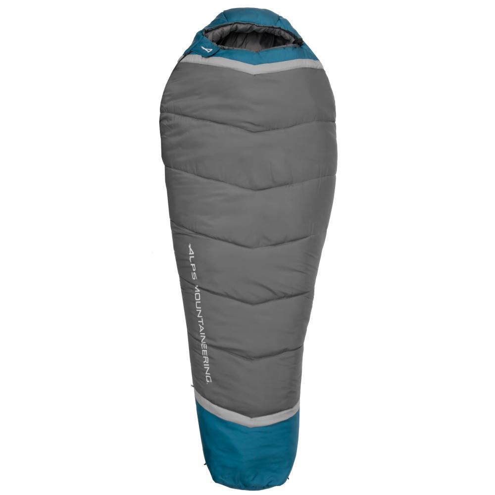 ALPS Brands Sleeping Bags ALPS Brands Alps Mountaineering Blaze 0 Degree Sleeping Bag Regular 32x80 Charcoal Blue Coral