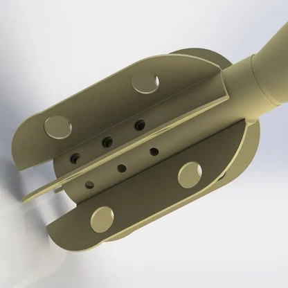 British 3-Inch HE Mortar Shell (WWII/Korean War) Full-Size 3D Printed Replica