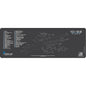 Cerus Gear Gun Cleaning Mats Cerus Gear 12x36 Ruger 10/22 Schematic Promat Grey