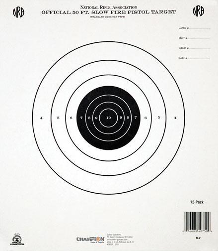 Champion Paper Targets Champion Official NRA Targets GB-2 50' Slow Fire 12/Pack