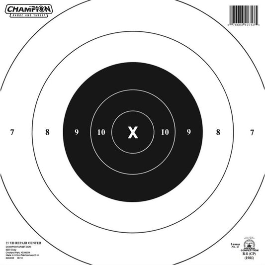 Champion Paper Targets Champion Official NRA Paper Targets GB-8(CP) 25 yd Timed and Rapid Fire 12/ct