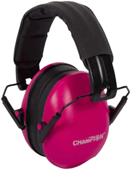 Champion Ear Muffs Champion Traps and Targets Pink Slim Passive Hearing Protection Ear Muffs