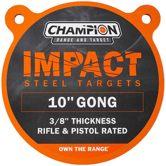 Champion Steel Targets Champion Impact Steel Gong Target 10" Round