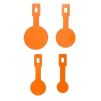 Champion Steel Targets Champion Impact Steel Hanging Gong Targets 1/4" Rimfire Orange