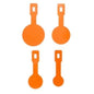 Champion Steel Targets Champion Impact Steel Hanging Gong Targets 1/4" Rimfire Orange