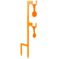 Champion Steel Targets Champion Rimfire Double Target Hanger and Two Targets Orange Box