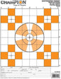 Champion Paper Targets Champion Shotkeeper Targets Orange Sight-In Small 12/Pack