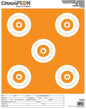 Champion Paper Targets Champion Shotkeeper Targets White & Orange 5 Bull Large 12/Pack