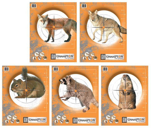 Champion Paper Targets Champion Critter Series Targets - 11" X 14" 10/Pack