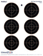 Champion Paper Targets Champion VisiShot Targets 3" Bull's Eye Targets - 8.5" X 11" 10/Pack