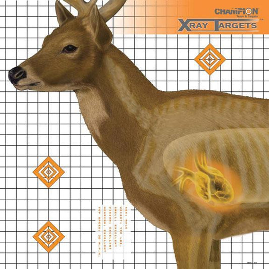 Champion Paper Targets Champion X-Ray Paper Target - Deer Target 25"x25" (6-Pack)