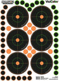 Champion Shooting|Paper Targets Champion 3" BULLS EYE 5PK With 150 PASTORS