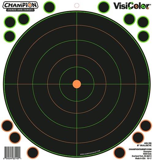 Champion Paper Targets Champion 8" BULLS EYE 5PK With 40 PASTORS