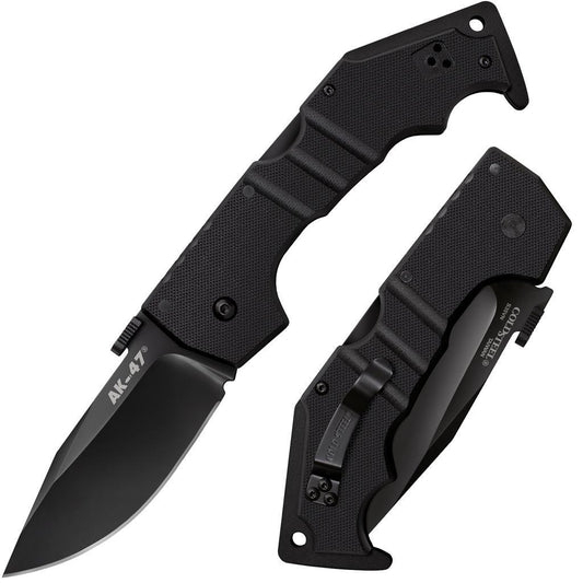 Cold Steel Knives &amp; Edged Tools|Knives Cold Steel AK-47 Lockback Knife Black G-10 - 3-1/2" Blade Black