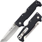 Cold Steel Knives &amp; Edged Tools|Knives|Knives &amp; Edged Tools Cold Steel SR1 Lite Tanto Tri-Ad Lock Knife Black Griv-Ex - 4" Blade Satin