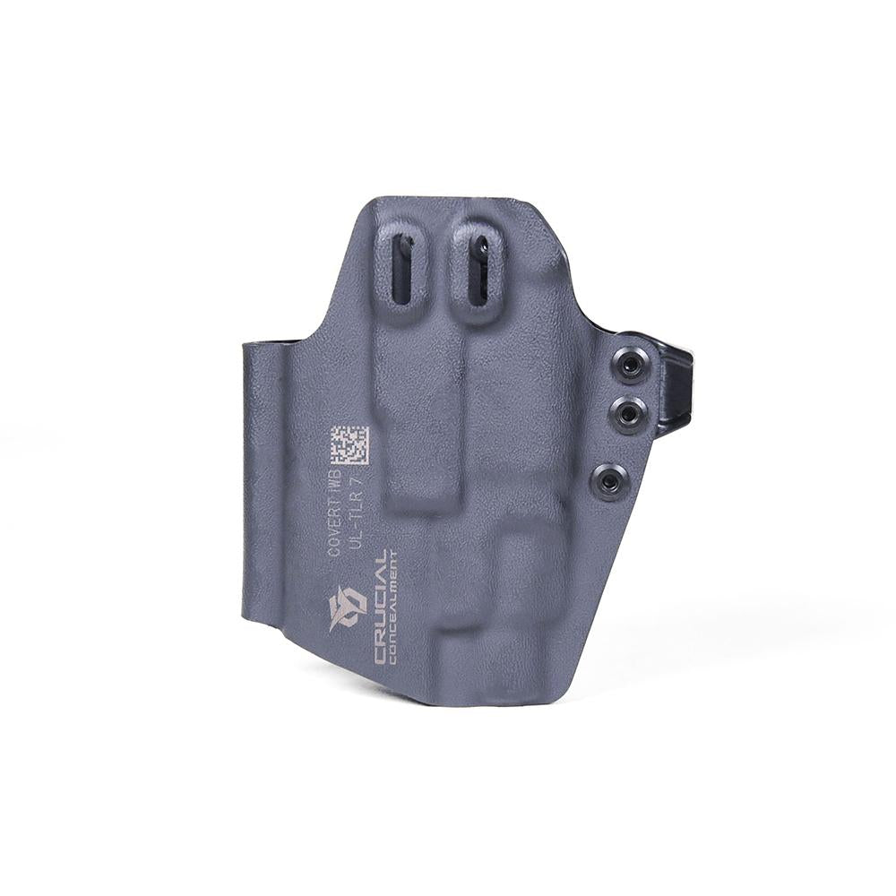 Crucial Holster Gun Holsters Crucial Holster Crucial Concealment Covert IWB Holster Universal with X300U/T A&B/Kydex 1400 Black Ambi