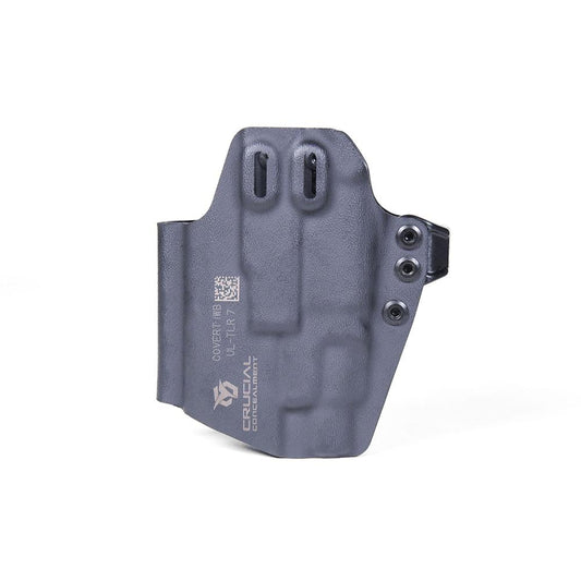 Crucial Holster Gun Holsters Crucial Holster Crucial Concealment Covert IWB Holster Universal with X300U/T A&B/Kydex 1400 Black Ambi
