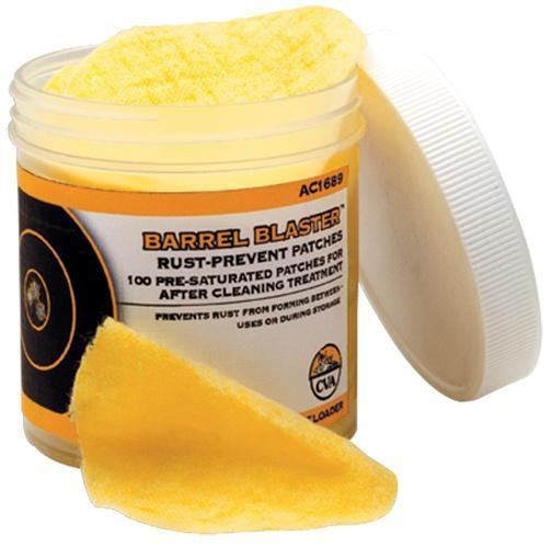 CVA Gun Cleaning Jags Patch Holders &amp; Patches|Muzzleloader Cleaning &amp; Accessories CVA Barrel Blaster Rust Prevent Patch