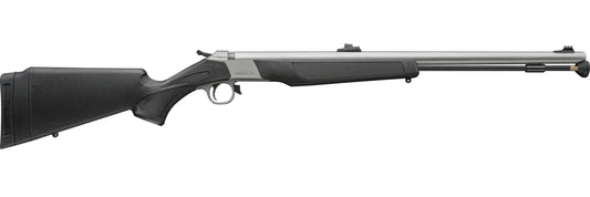 CVA Inline CVA Wolf V2 Northwest Camo Muzzleloader SS/Black 50Cal(FOS)Ambi adj stockQRBP quik rel brch plg Musket cap ignition